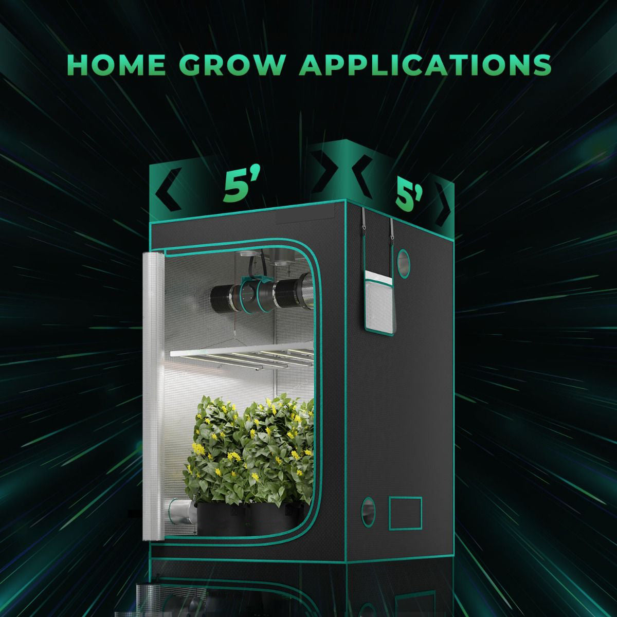 AI Grow 2024 Latest SMART ACE730 730W Full Spectrum LED GROW LIGHT for Indoor Plants