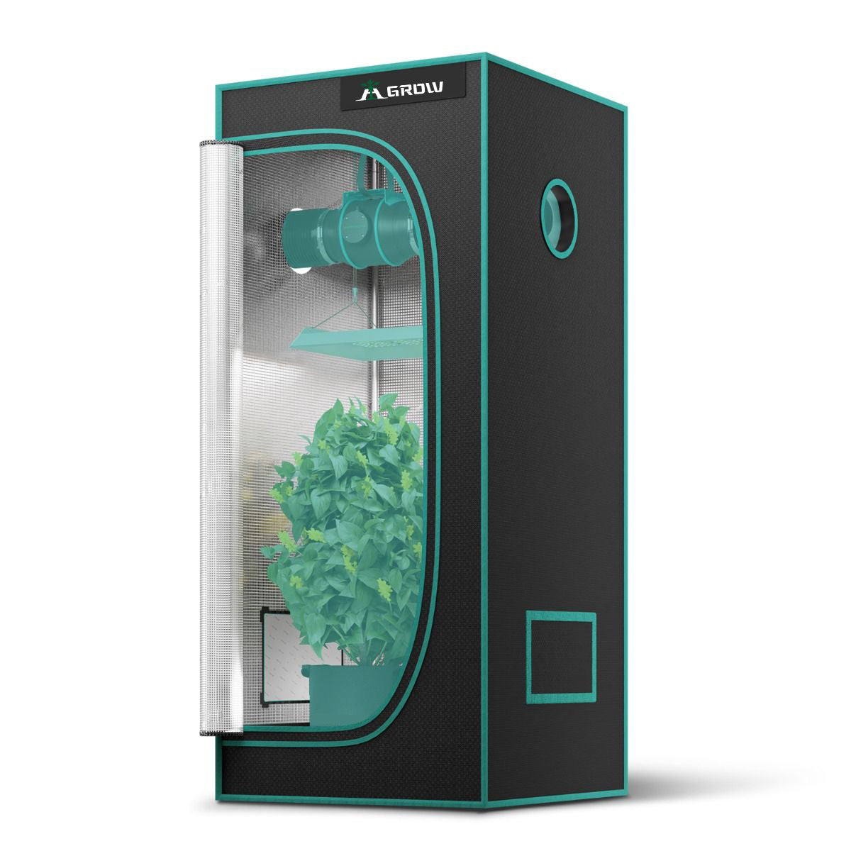 ac infinity grow tent kit 2x2 AI Grow HYDROPONIC 2X2 GROW TENT